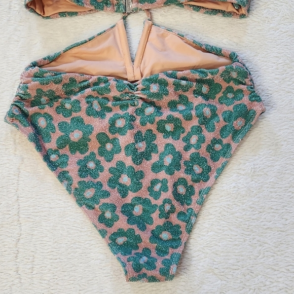 New!For Love and Lemons Beck One -Piece Swimsuit - Picture 9 of 14